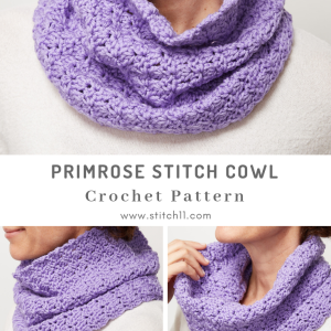 Primrose Stitch Cowl Crochet Pattern