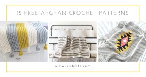 This list has the best crochet afghan patterns out there. From chunky, thick fabrics, to delicate details, you can find whatever you’re looking for. #CrochetAfghanPatterns #CrochetPatterns #AfghanPatterns #FreeCrochetPatterns