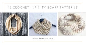 If you’re just learning how to crochet, an infinity scarf will be your best friend. Take advantage of this and make one for the people you love. #CrochetInfinityScarf #ScarfCrochetPatterns #CrochetPatterns