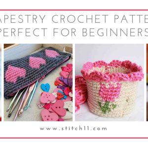 Tapestry patterns are really unique. Try your hand at making these and see if you don’t fall in love with the crochet tapestry. #TapestryCrochetPatterns #CrochetPatterns #FreeCrochetPatterns