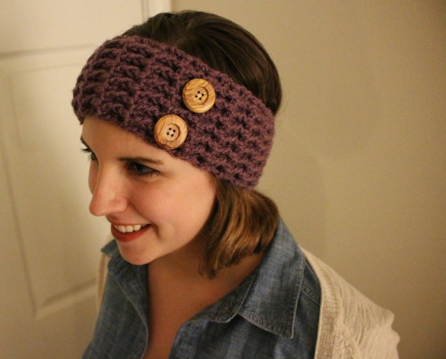 Cute Waffle Stitch Crochet Ear Warmer - Check out these cute, versatile and functional crochet ear warmer patterns and get started on your stock before the cold sets in! #crochetearwarmerpatterns #crochetearwarmers #crochetpatterns