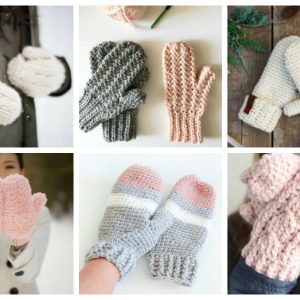30 Cozy Crochet Mittens for Winter - These crochet mitten patterns will warm your hands up and keep them ready for use throughout the season. #crochetmittenpatterns #crochetpatterns #freecrochetpatterns