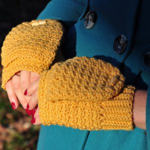 The Mustard Mitts - These crochet mitten patterns will warm your hands up and keep them ready for use throughout the season. #crochetmittenpatterns #crochepatterns #freecrochepatterns