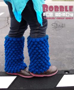 Bobble Leg Warmers - These 19 crochet leg warmers are just some of the comfiest ones we can find that you can do in a jiff! #crochetlegwarmers #crochetpatterns #freecrochetpatterns