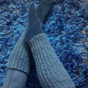 Ribby Leg Warmers - These 19 crochet leg warmers are just some of the comfiest ones we can find that you can do in a jiff! #crochetlegwarmers #crochetpatterns #freecrochetpatterns