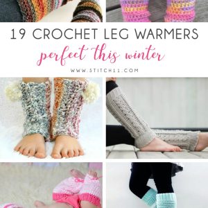 19 Crochet Leg Warmers Perfect This Winter - These 19 crochet leg warmers are just some of the comfiest ones we can find that you can do in a jiff!