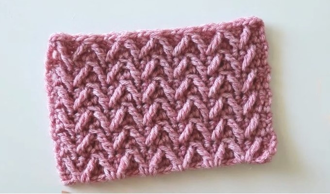 Arrow Stitch - These 20 unique crochet stitches may challenge you or even confound you for a moment, but tackling them and mastering them will be gratifying. #crochetstitches #uniquecrochetstitches