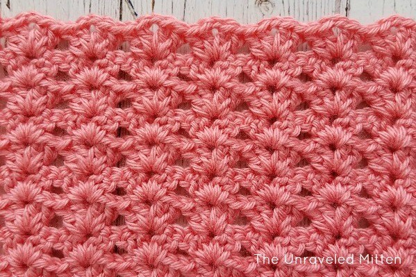 The Iris Stitch - These 20 unique crochet stitches may challenge you or even confound you for a moment, but tackling them and mastering them will be gratifying. #crochetstitches #uniquecrochetstitches