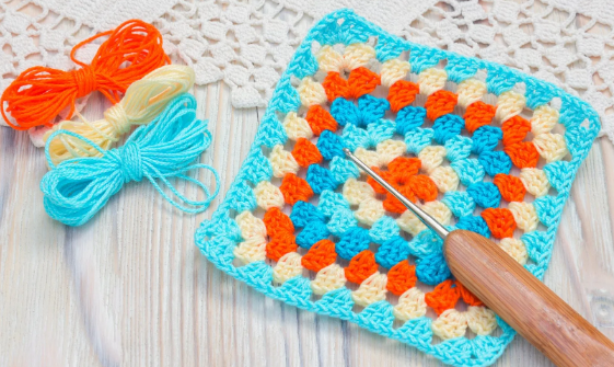 Basic Crochet Granny Square 