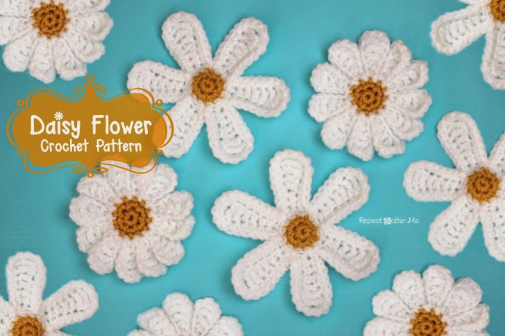 Daisy Crochet Flowers

