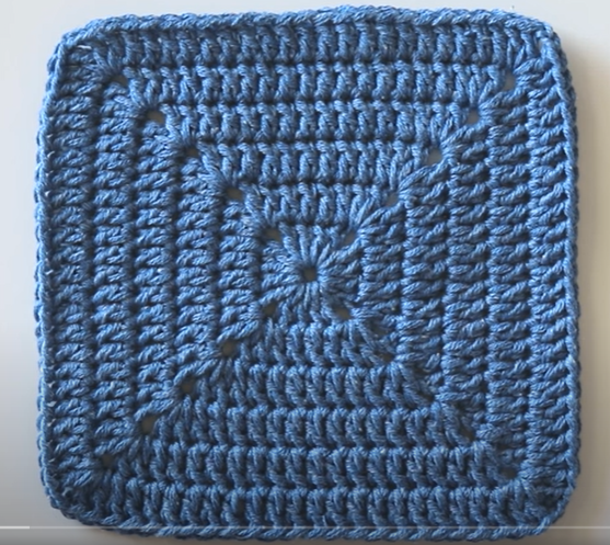  Solid Crochet Granny Square
