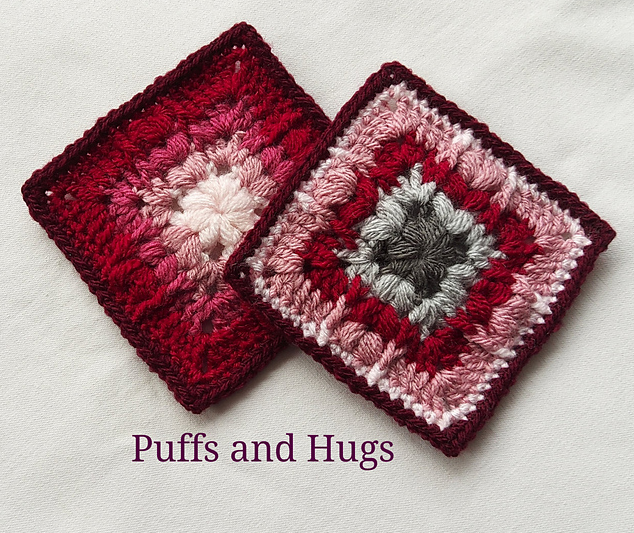Puffs and Hugs Crochet Granny Square