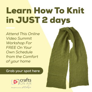 Learn to Knit ad