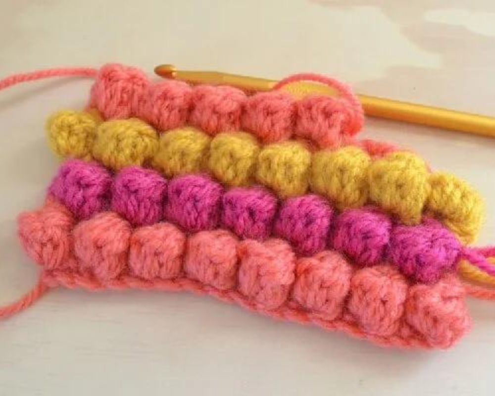 Puff Bobble Crochet Stitch
