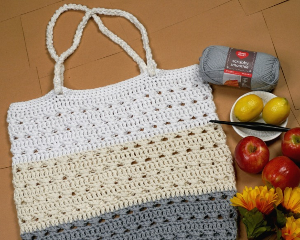 Perfect Day Market Crochet Tote Bag