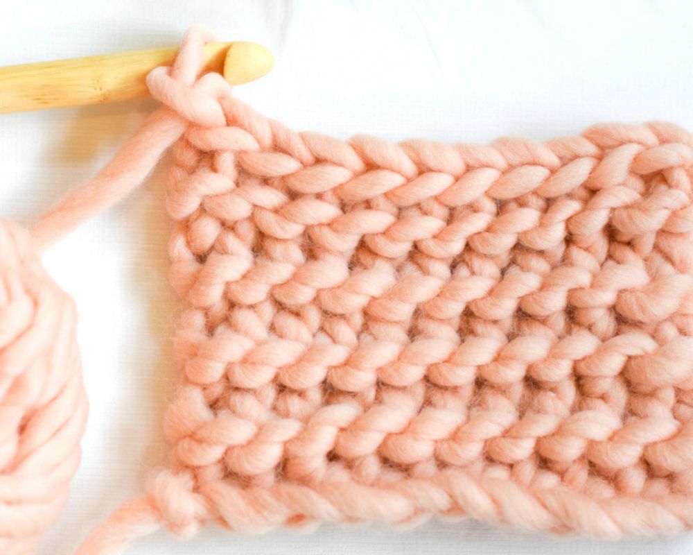 Purl Slip Crochet Stitch