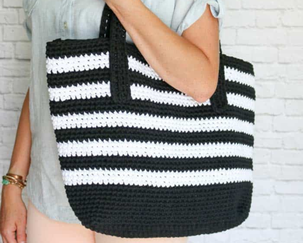 Audrey Crochet Tote Bag