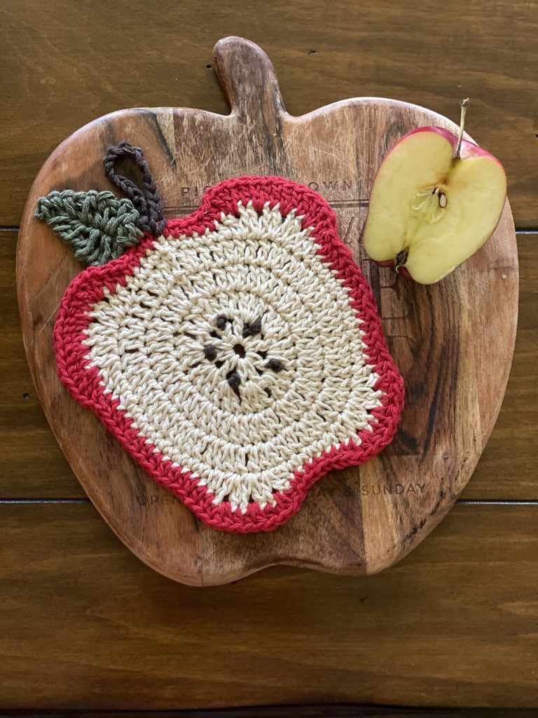 Back-to-School Crochet Dishcloth