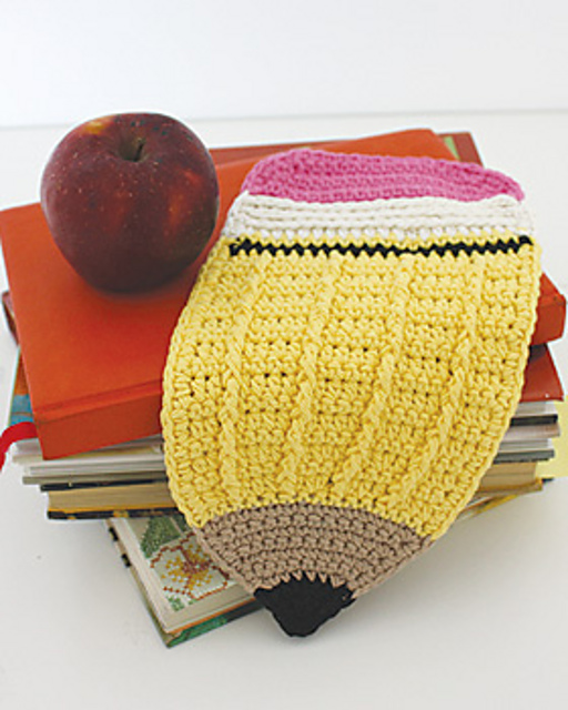 Pencil Crochet Dishcloth