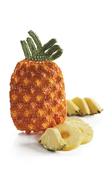 Pineapple Crochet Dishcloth