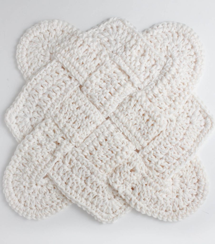 Sailor's Knot Crochet Dishcloth