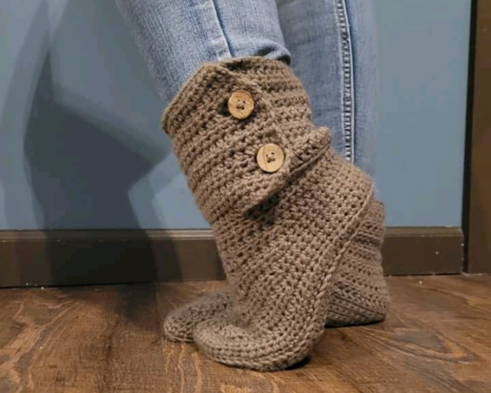 Crochet Ugg Boots for Adults