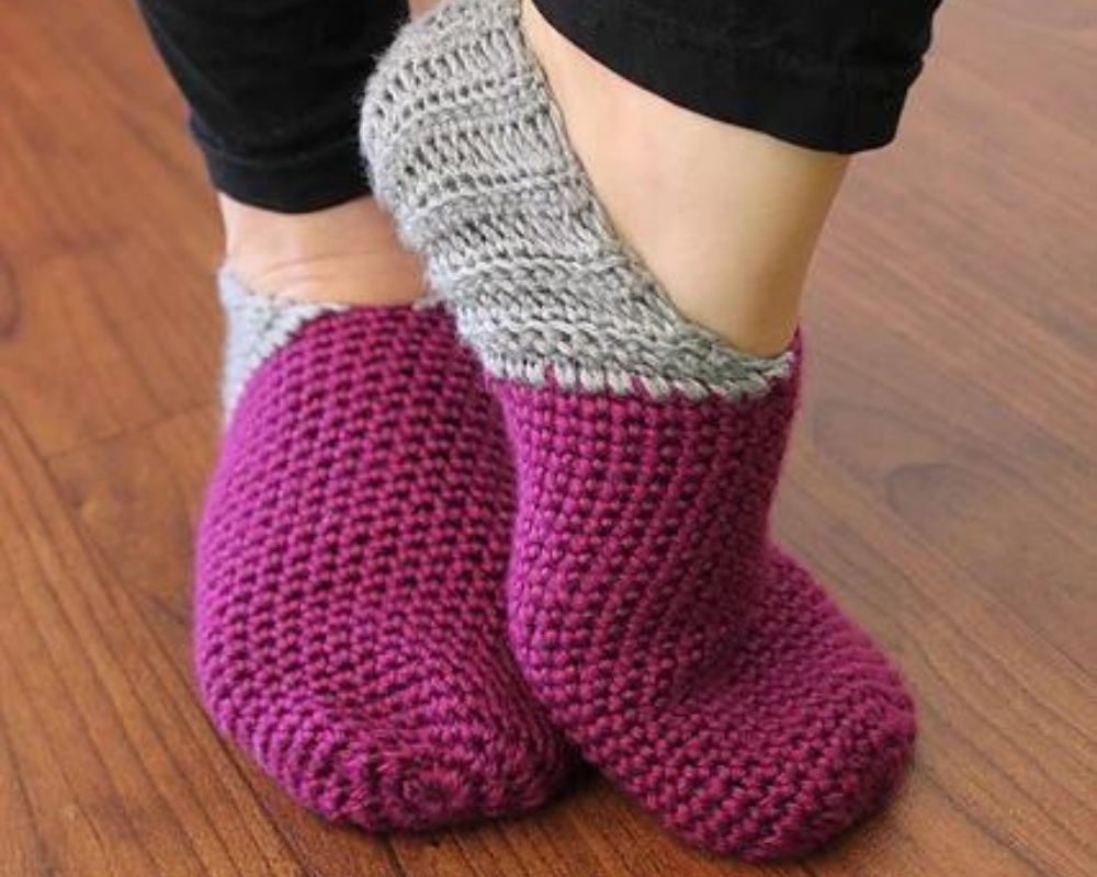 Saratoga Crochet Slippers