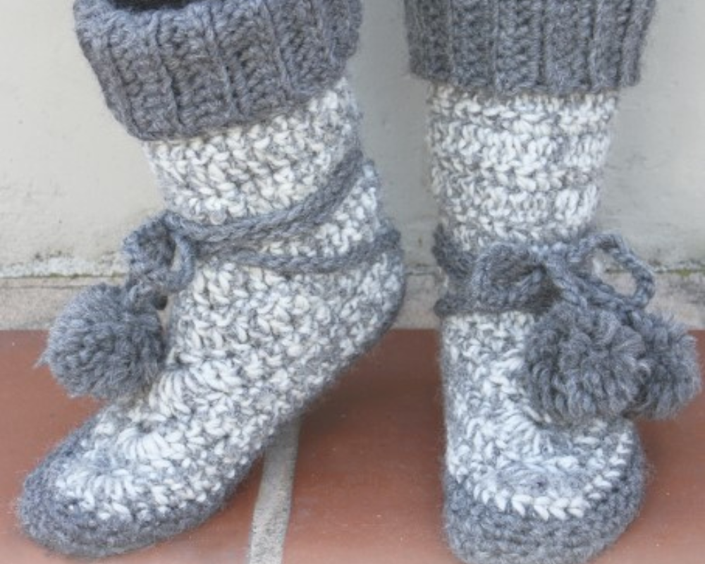 Lucky Wanderer Crochet Boots