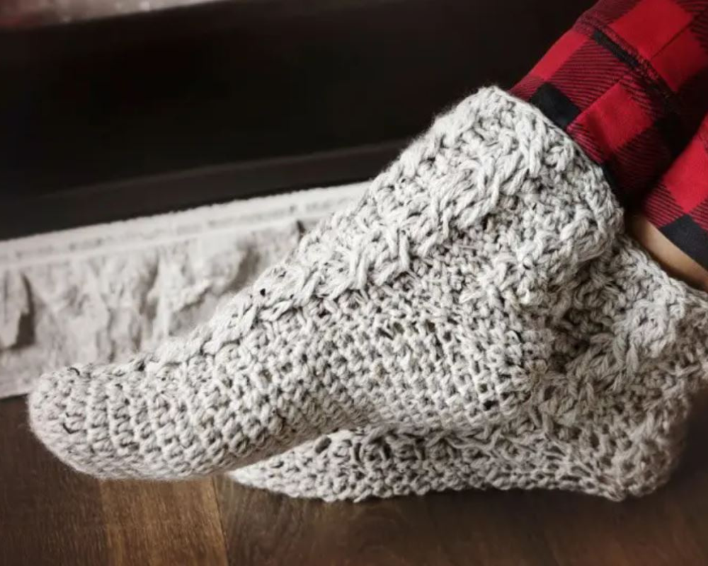 Cozy Crochet Slipper Socks 