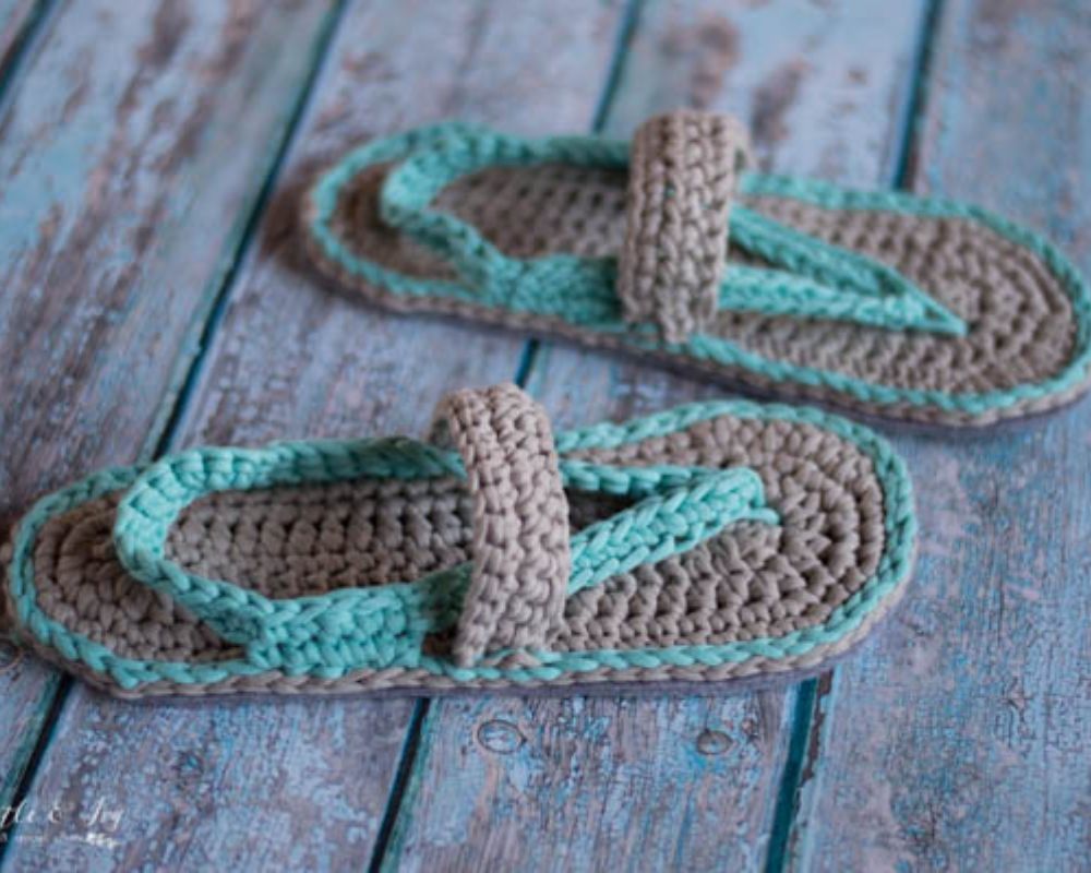 Crochet Flip-Flops for Women