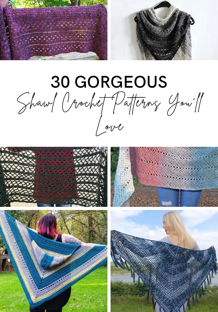 30 Gorgeous Shawl Crochet Patterns You’ll Love