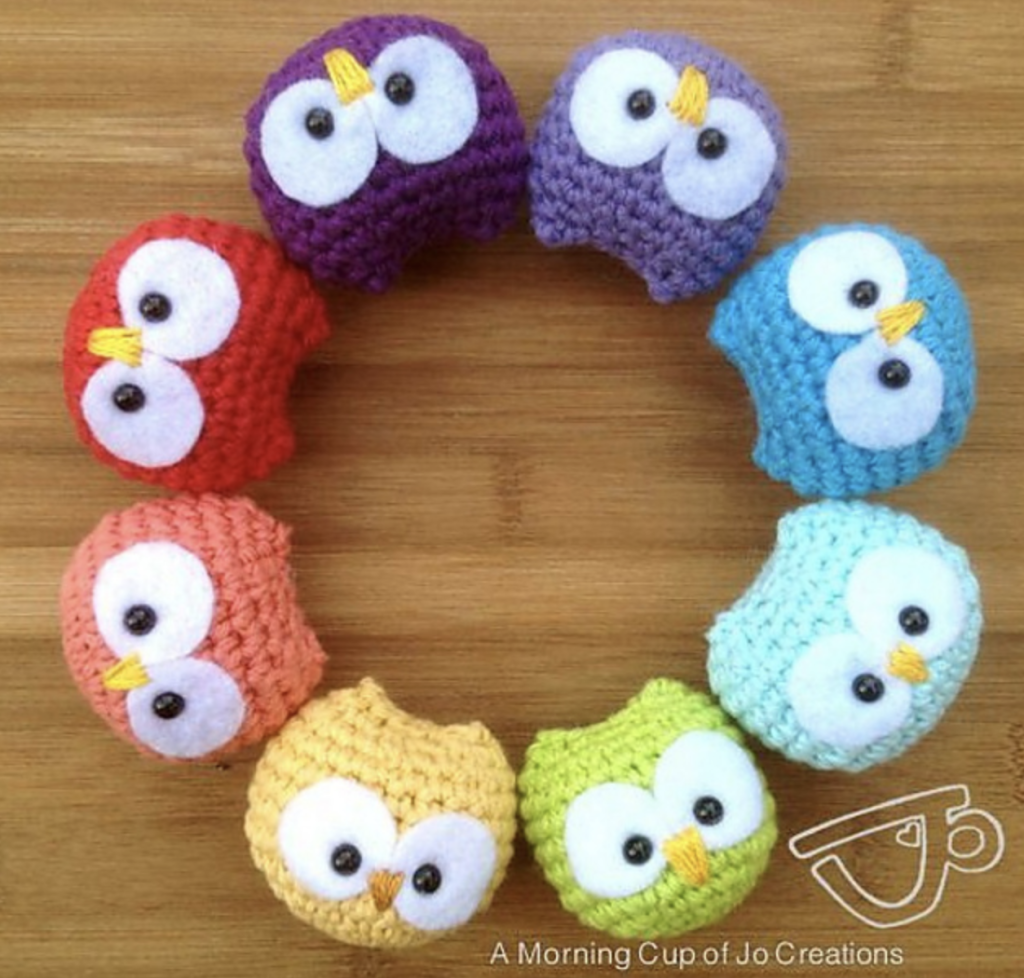 Baby Owl Crochet Ornaments