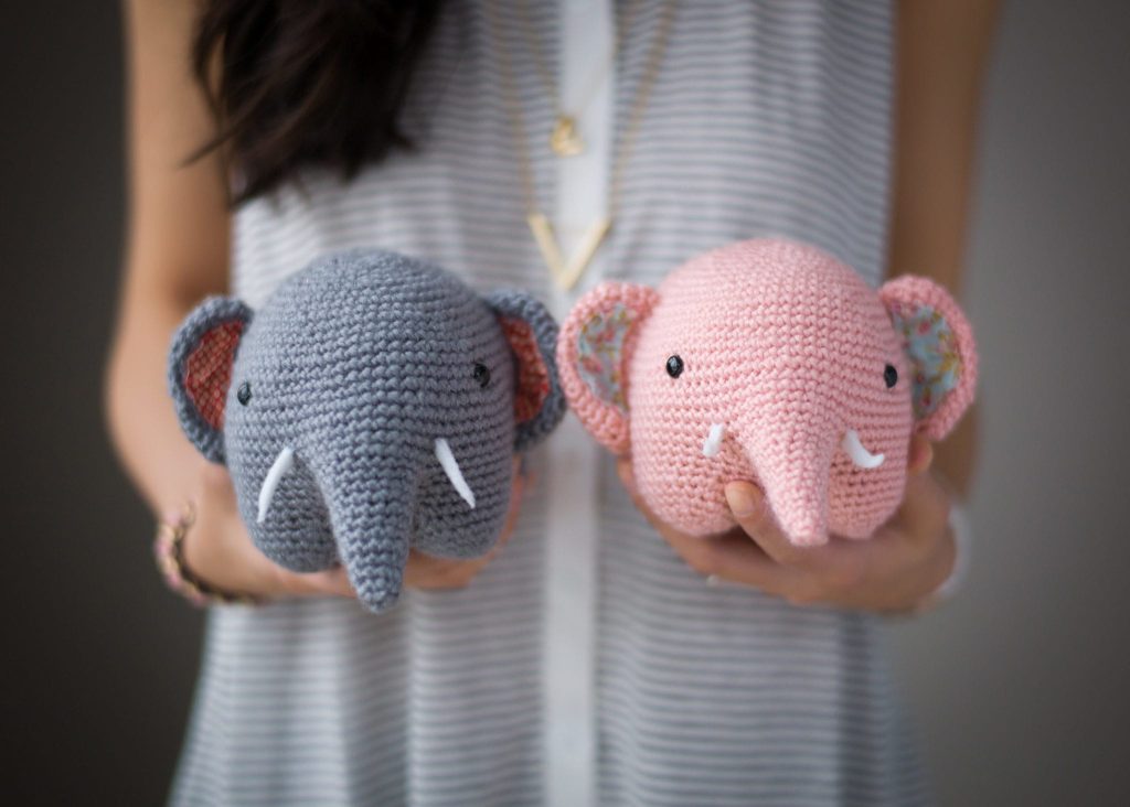 Crochet Elephant dolls