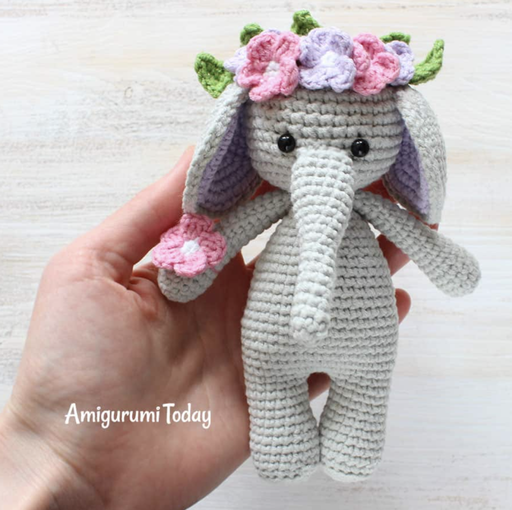 Cuddle Me Crochet Elephant