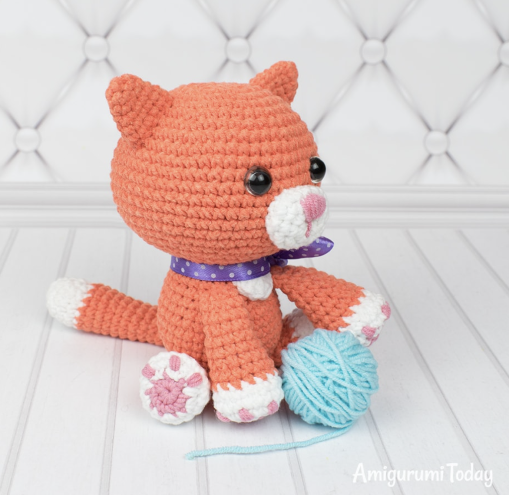 Ginger Cat Crochet Toy