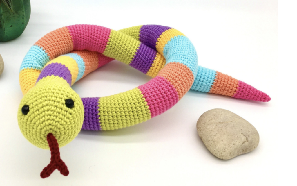 Sammy the Snake Crochet Toy