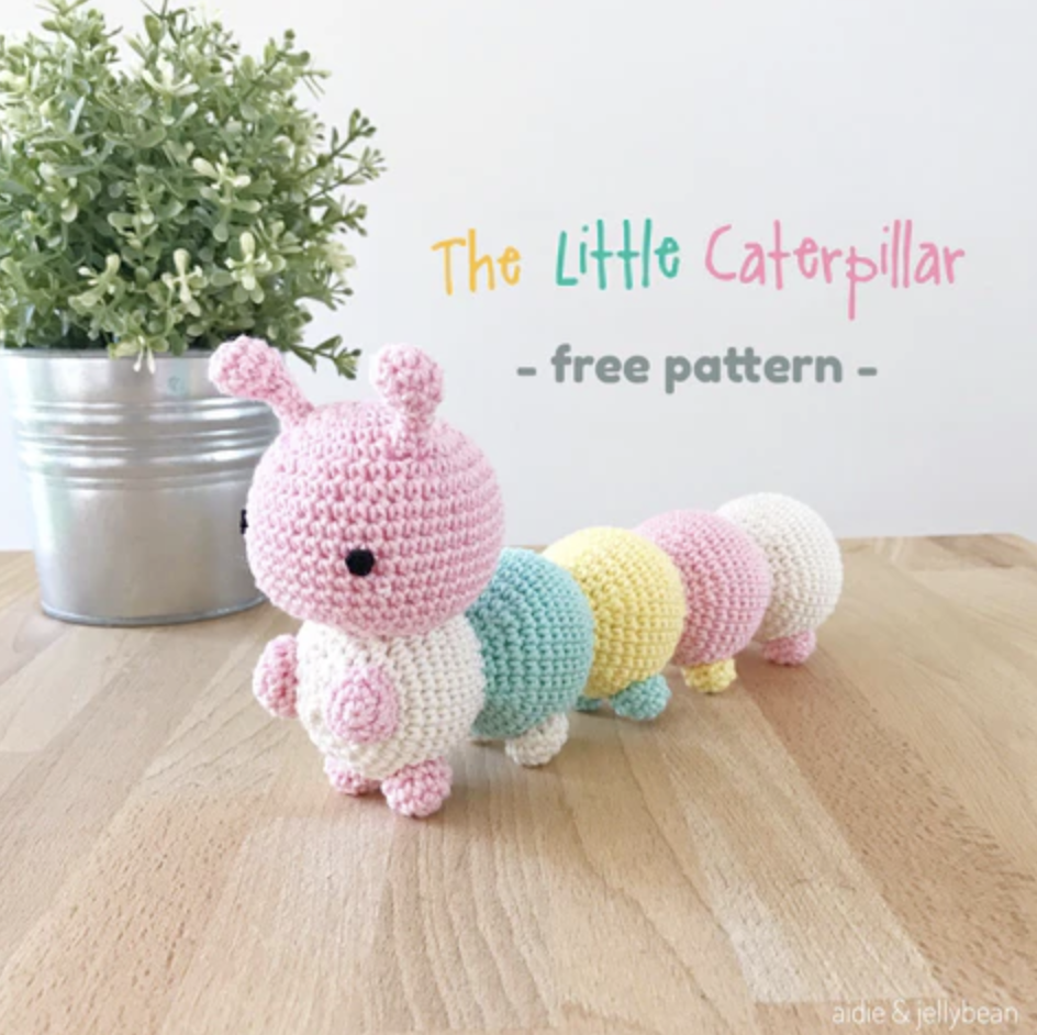 The Little Caterpillar Crochet Toy