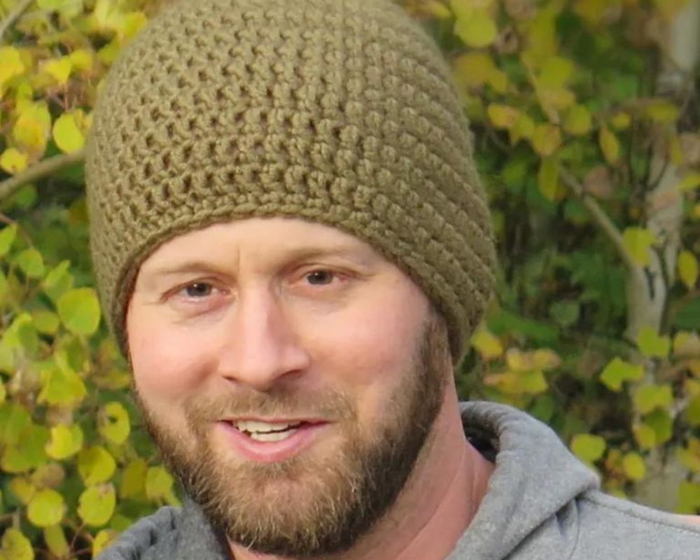Quick and Easy Crochet Beanie for Men