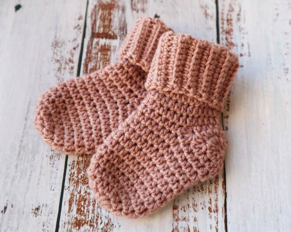 Crochet Baby Socks 