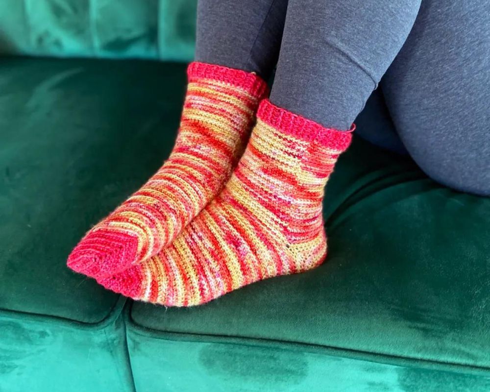 Crochet Winter Night Socks 