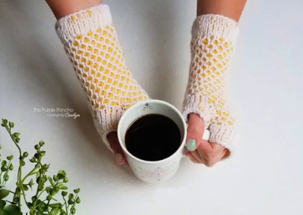 Chic Crochet Fingerless Gloves