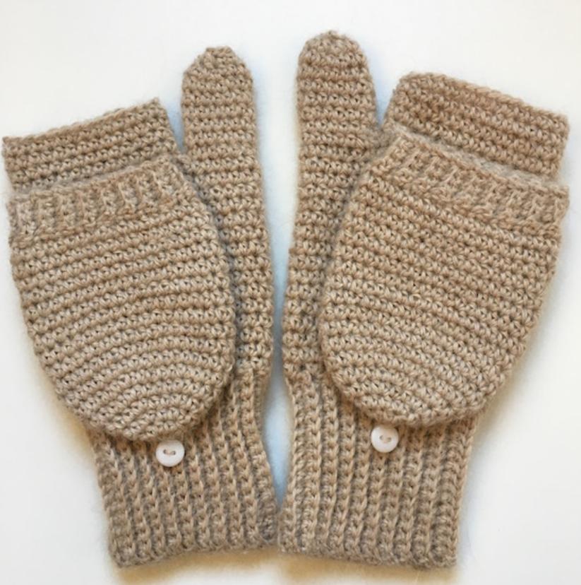 Convertible Crochet Mittens