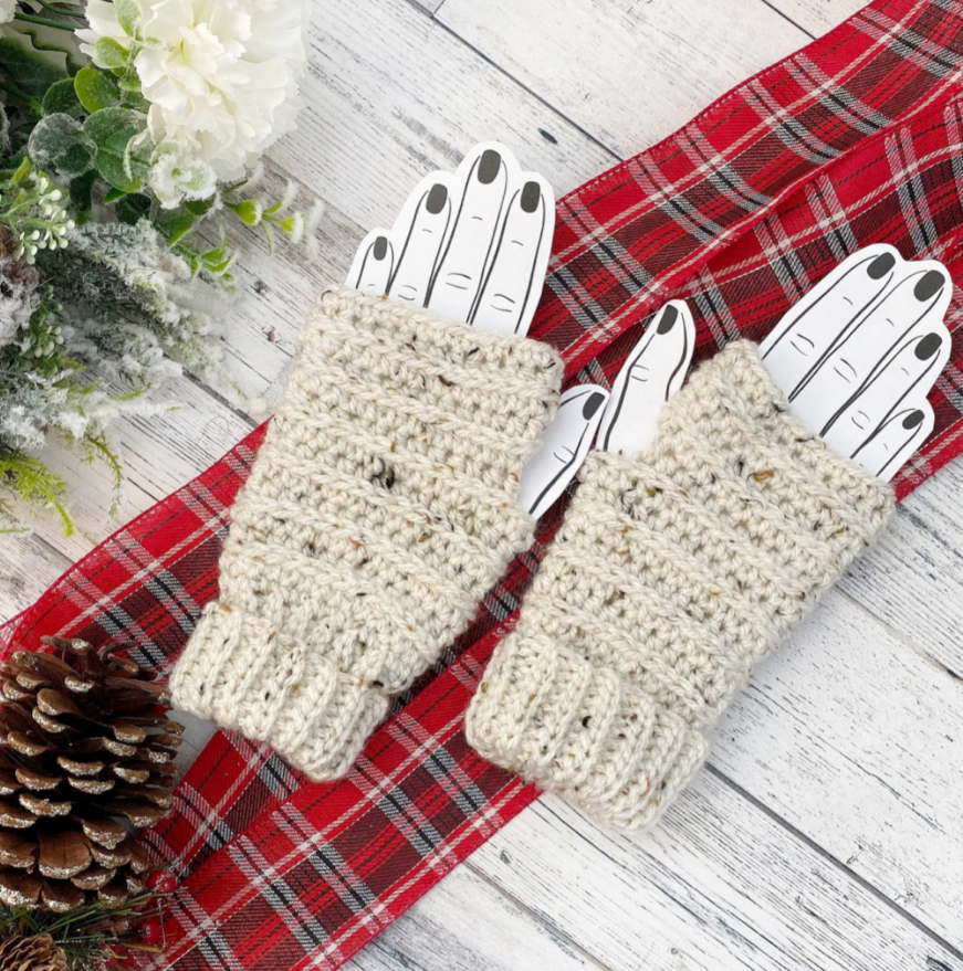 Quick and Easy Crochet Fingerless Gloves