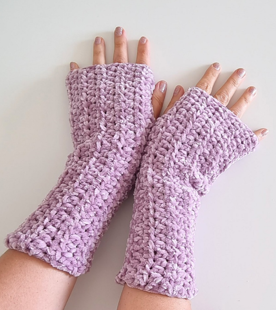 Velvety Basic Crochet Fingerless