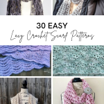 Lacy Crochet Scarfs