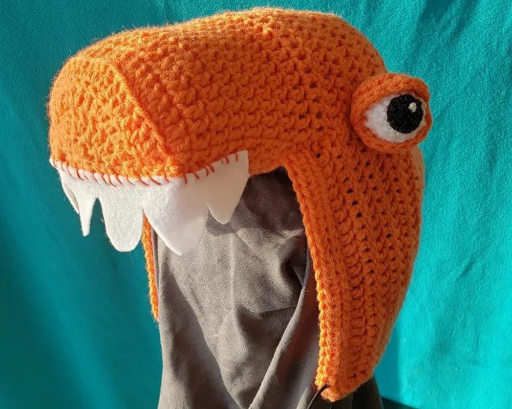 Trex Crochet Hat