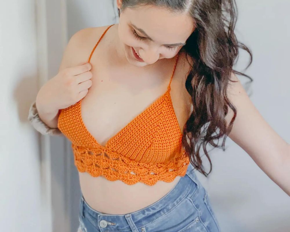 Crochet Heatherette Bralette